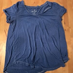 American Eagle Soft & Sexy Women's Tee, Blue